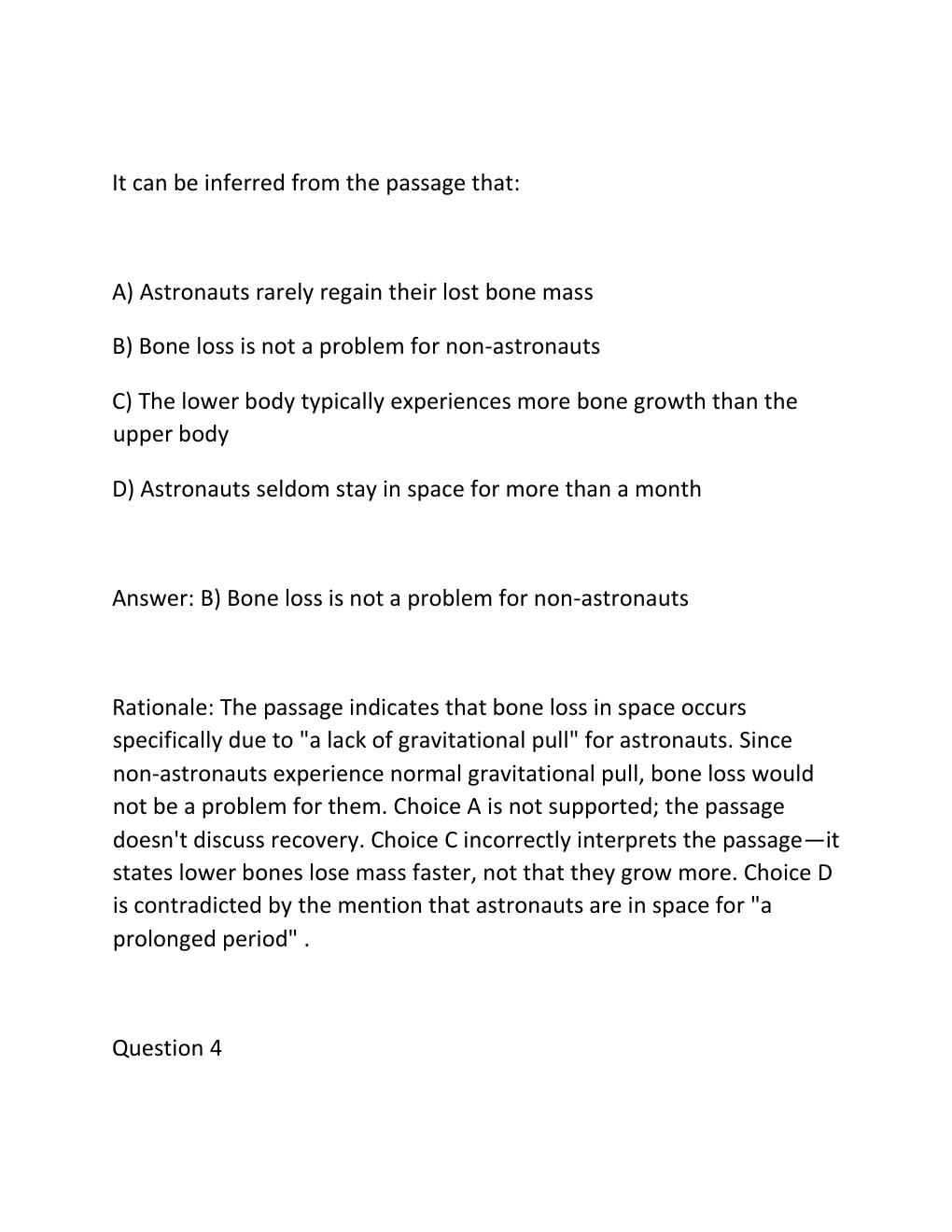 Preview page 4 of TSI ASSESSMENT PRACTICE (READING) EXAM Complete Practice Test Bank 300 Exam-Style .