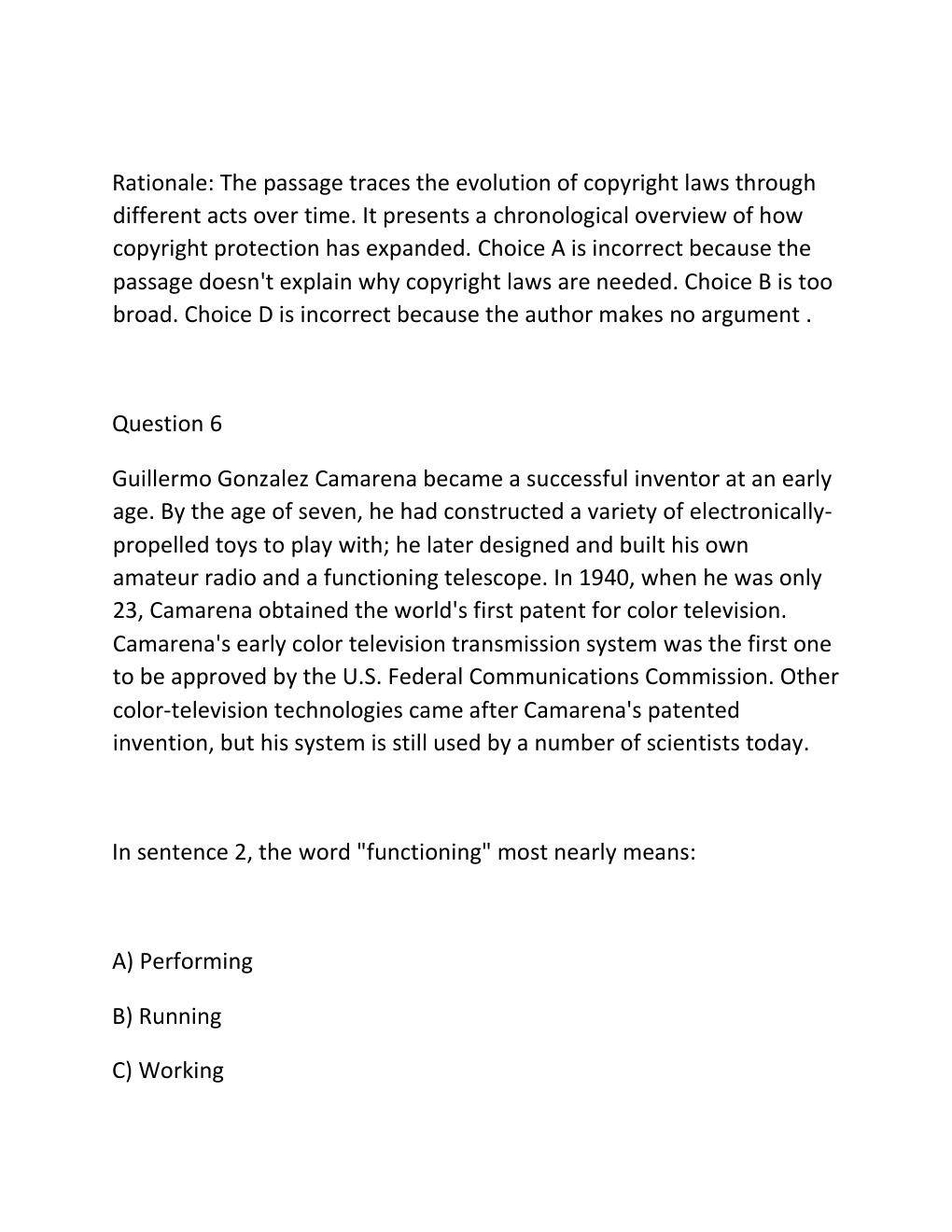 Preview page 7 of TSI ASSESSMENT PRACTICE (READING) EXAM Complete Practice Test Bank 300 Exam-Style .
