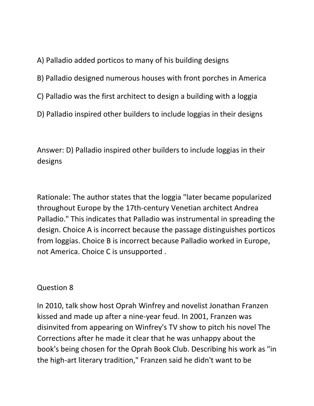 Preview page 9 of TSI ASSESSMENT PRACTICE (READING) EXAM Complete Practice Test Bank 300 Exam-Style .