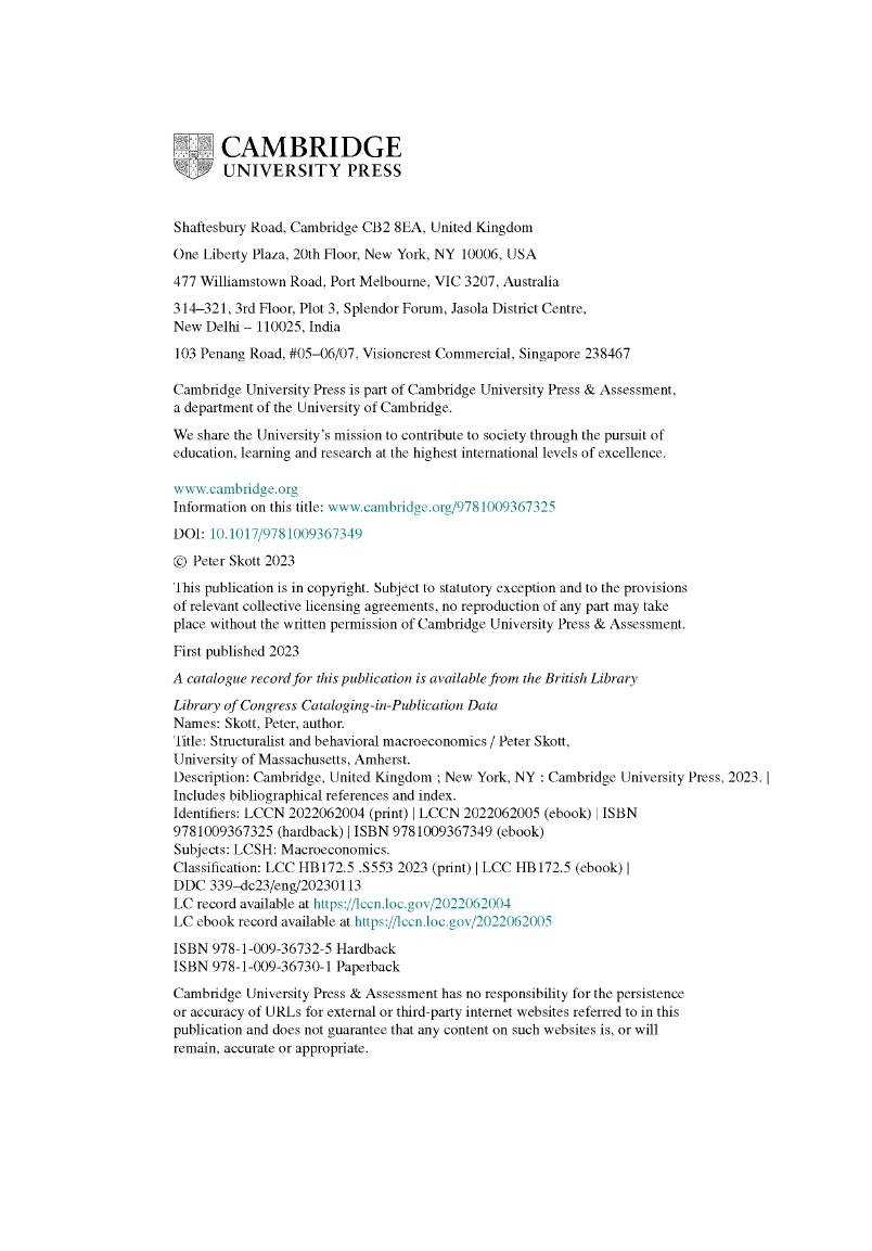 Preview page 4 of Structuralist and Behavioral Macroeconomics By Skott P