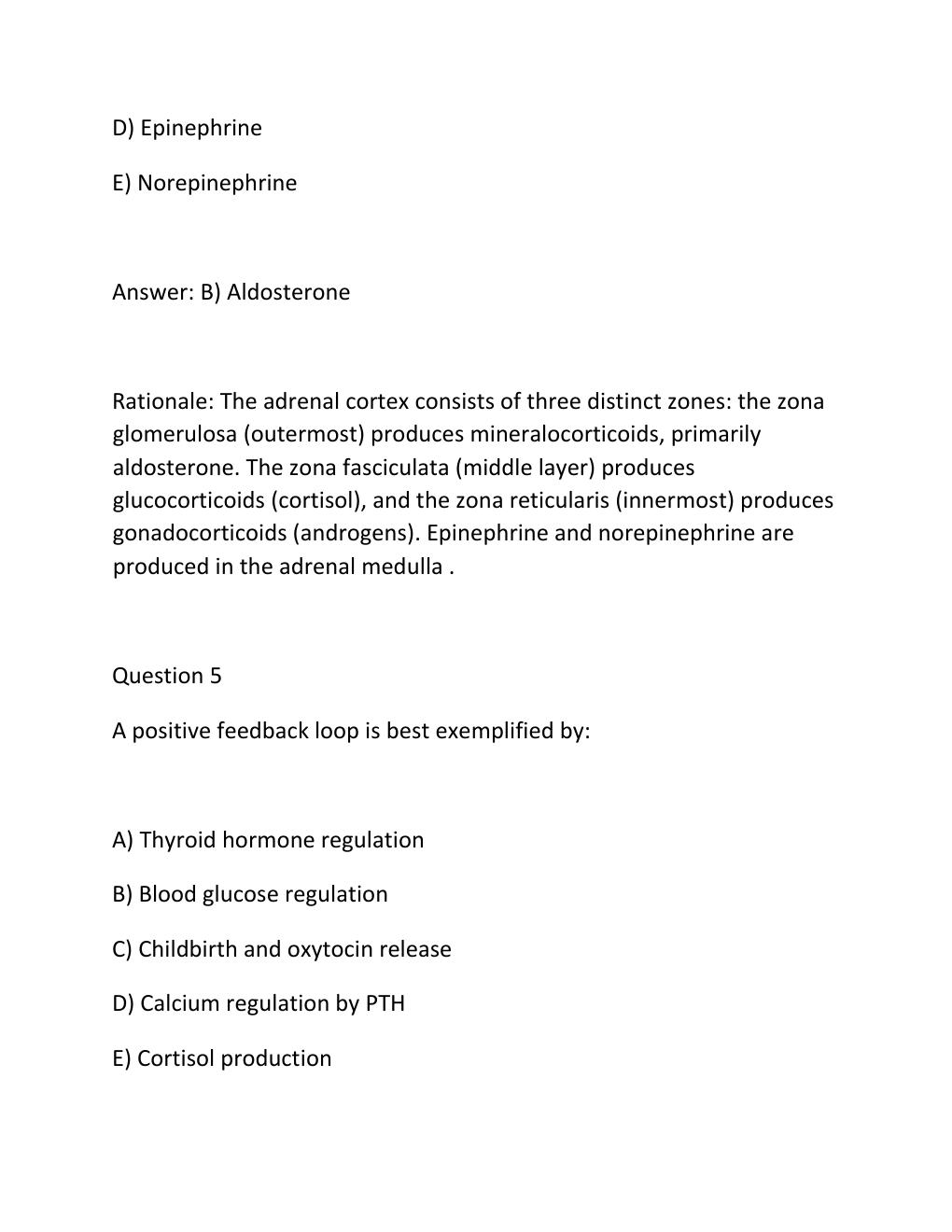 Preview page 5 of NURS 5315 ENDOCRINE PRACTICE TEST BANK Advanced Pathophysiology