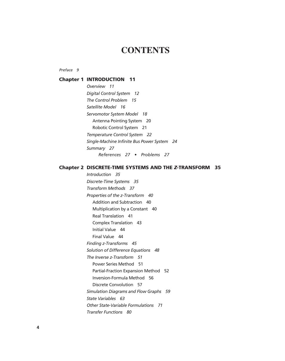 Preview page 5 of Digital Control System Analysis & Design 4th Global Edition By Charles Phillips, Troy Nagle, James Brickley, Aranya Chak
