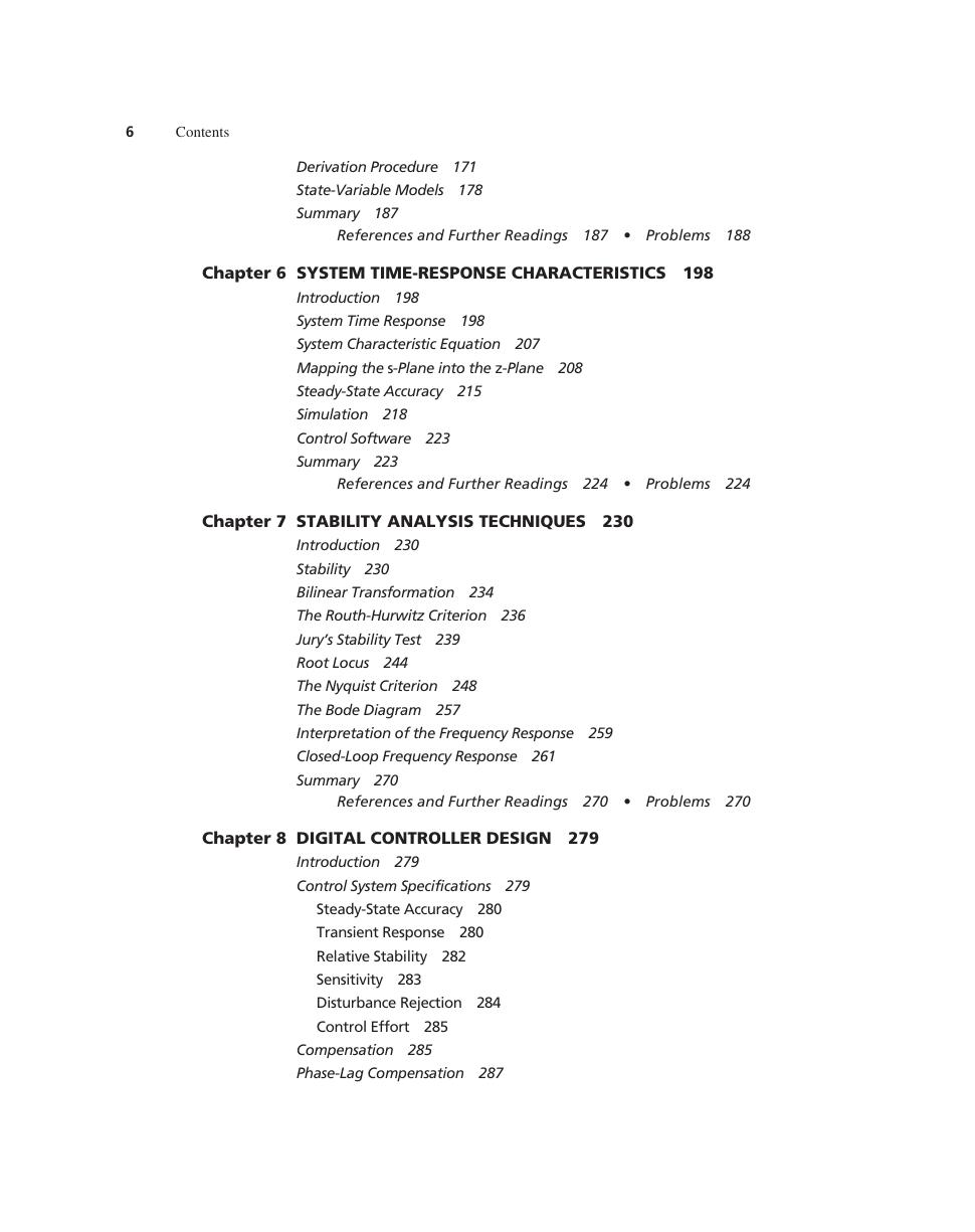Preview page 7 of Digital Control System Analysis & Design 4th Global Edition By Charles Phillips, Troy Nagle, James Brickley, Aranya Chak