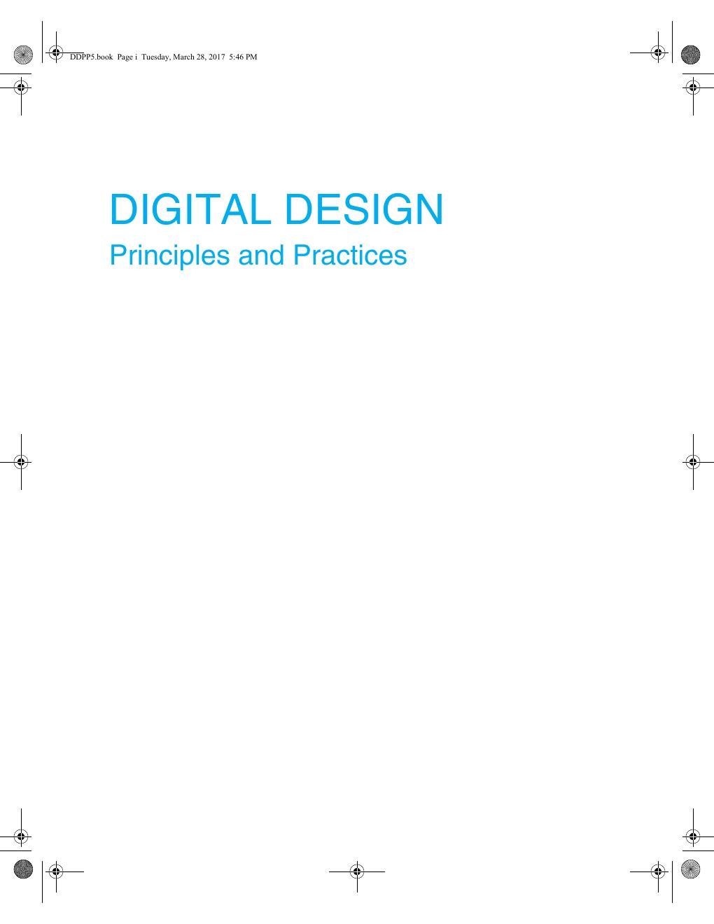 Preview page 2 of Digital Design Principles and Practices 5th Edition By John Wakerly