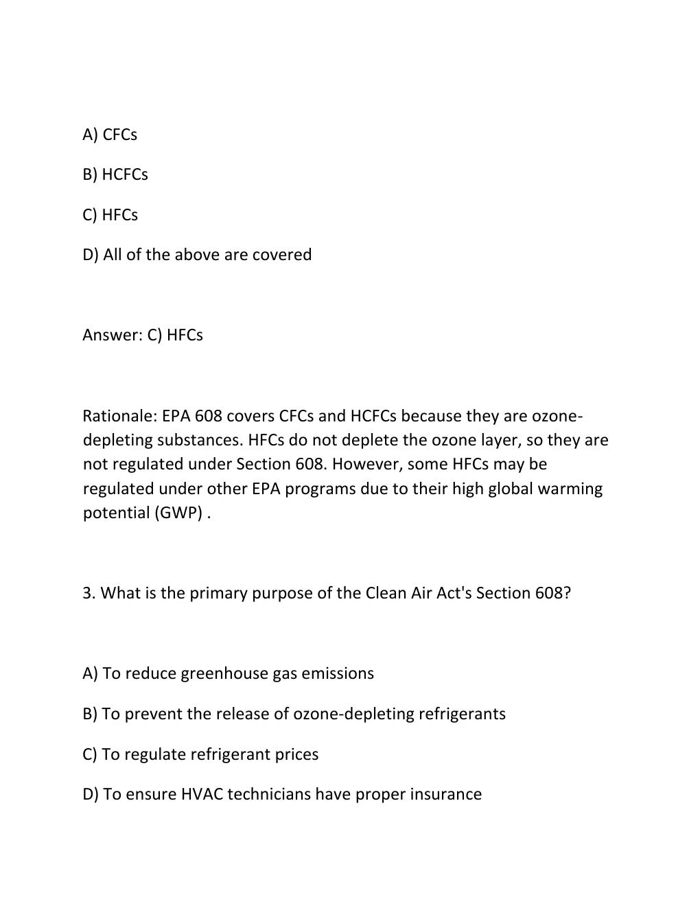 Preview page 2 of SkillCat EPA 608 Exam Practice Test 300 Questions with Verified Answers