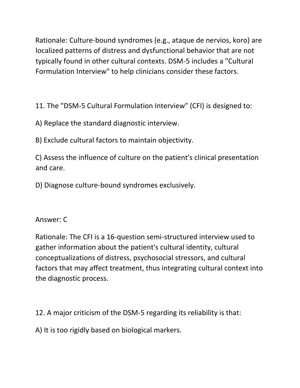 Preview page 8 of PSY 659 Midterm Study Guide — 200 Practice Questions with Verified Answers & Rationales.