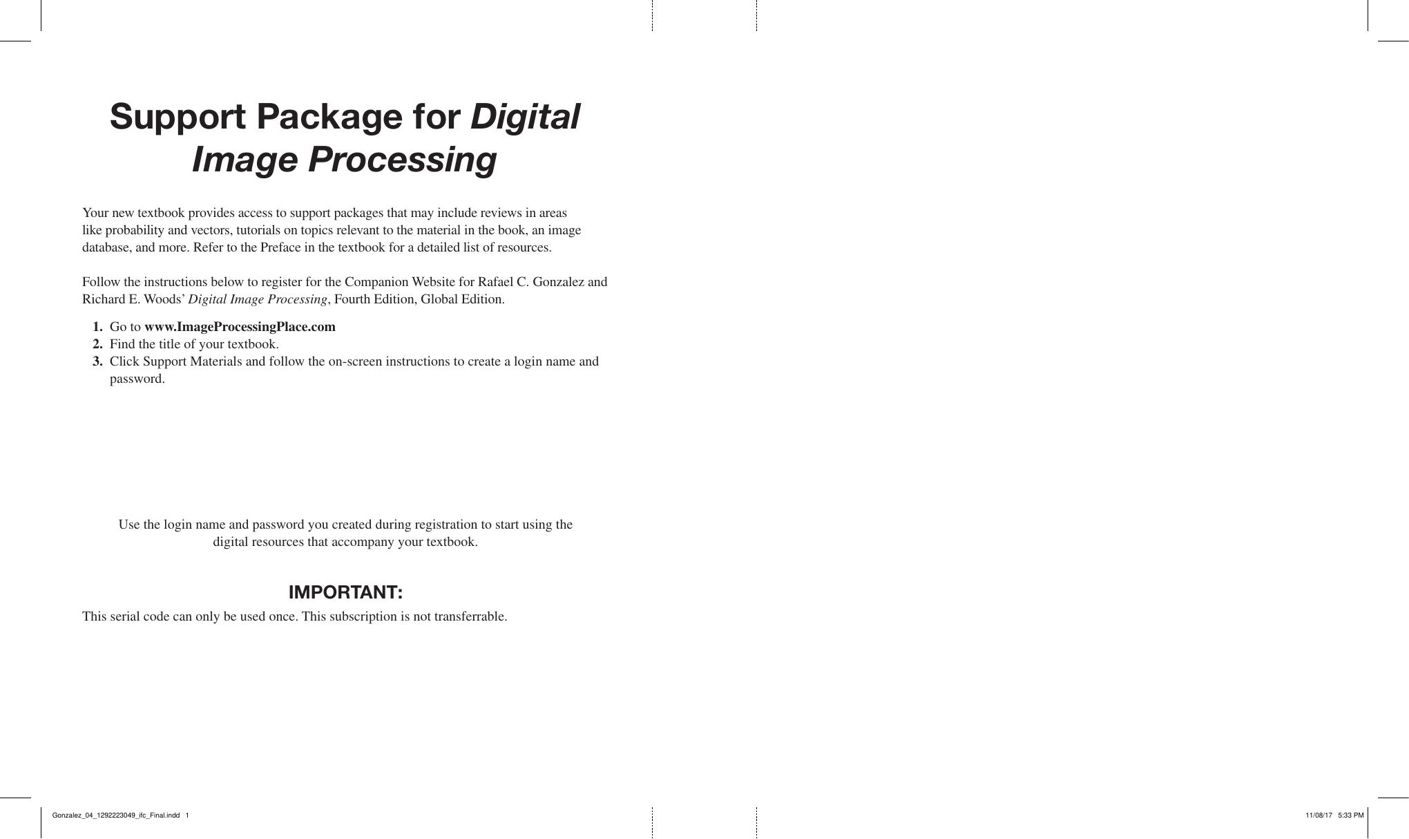 Preview page 2 of Digital Image Processing 4th Edition By Rafael Gonzalez, Richard Woods
