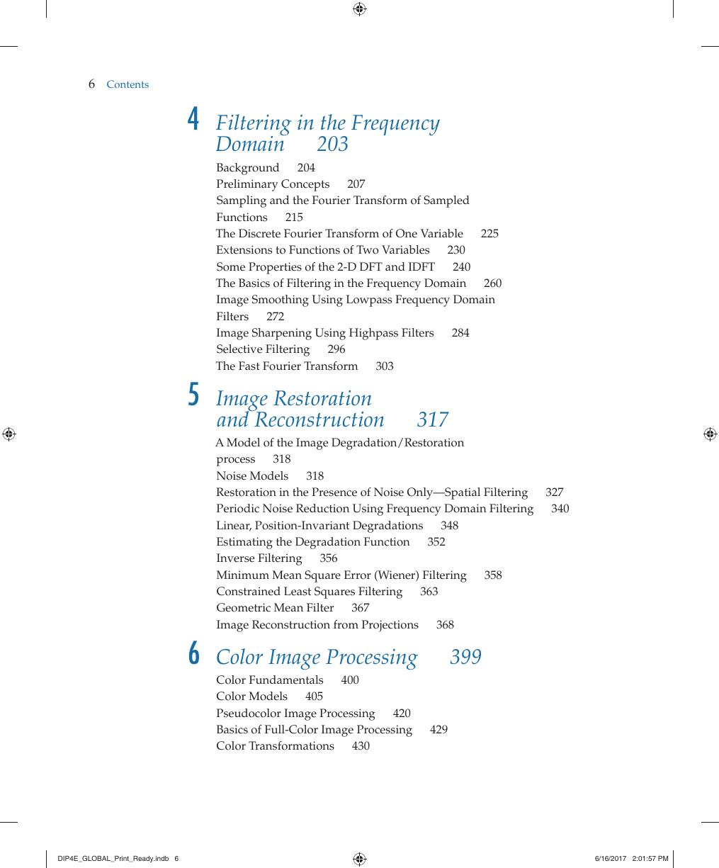 Preview page 8 of Digital Image Processing 4th Edition By Rafael Gonzalez, Richard Woods