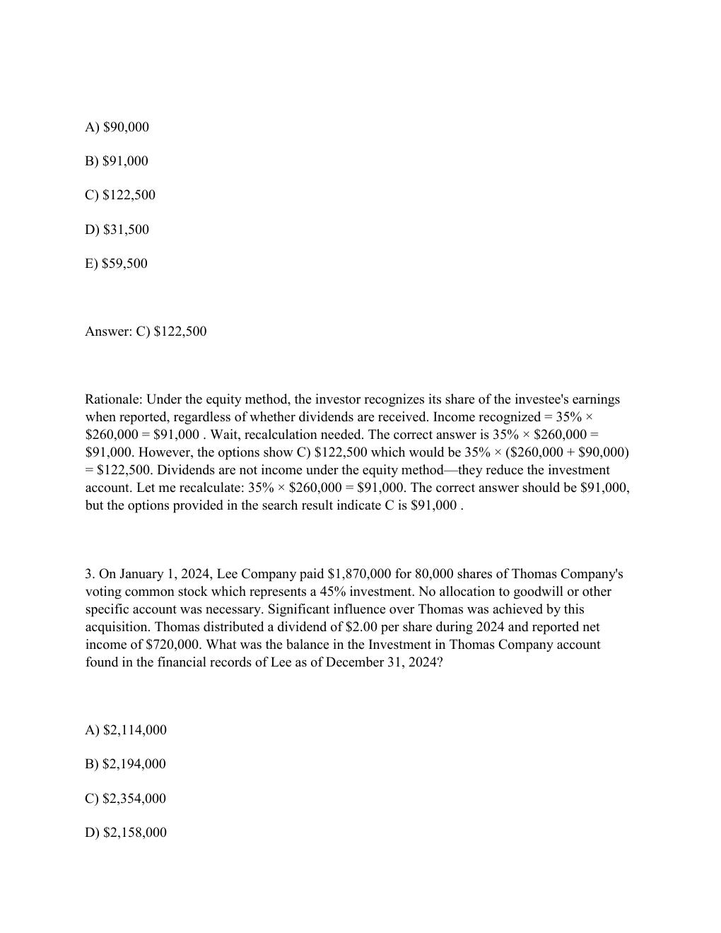 Preview page 2 of Test Bank for Advanced Accounting, 15th Edition Hoyle, Schaefer & Doupnik – Complete.