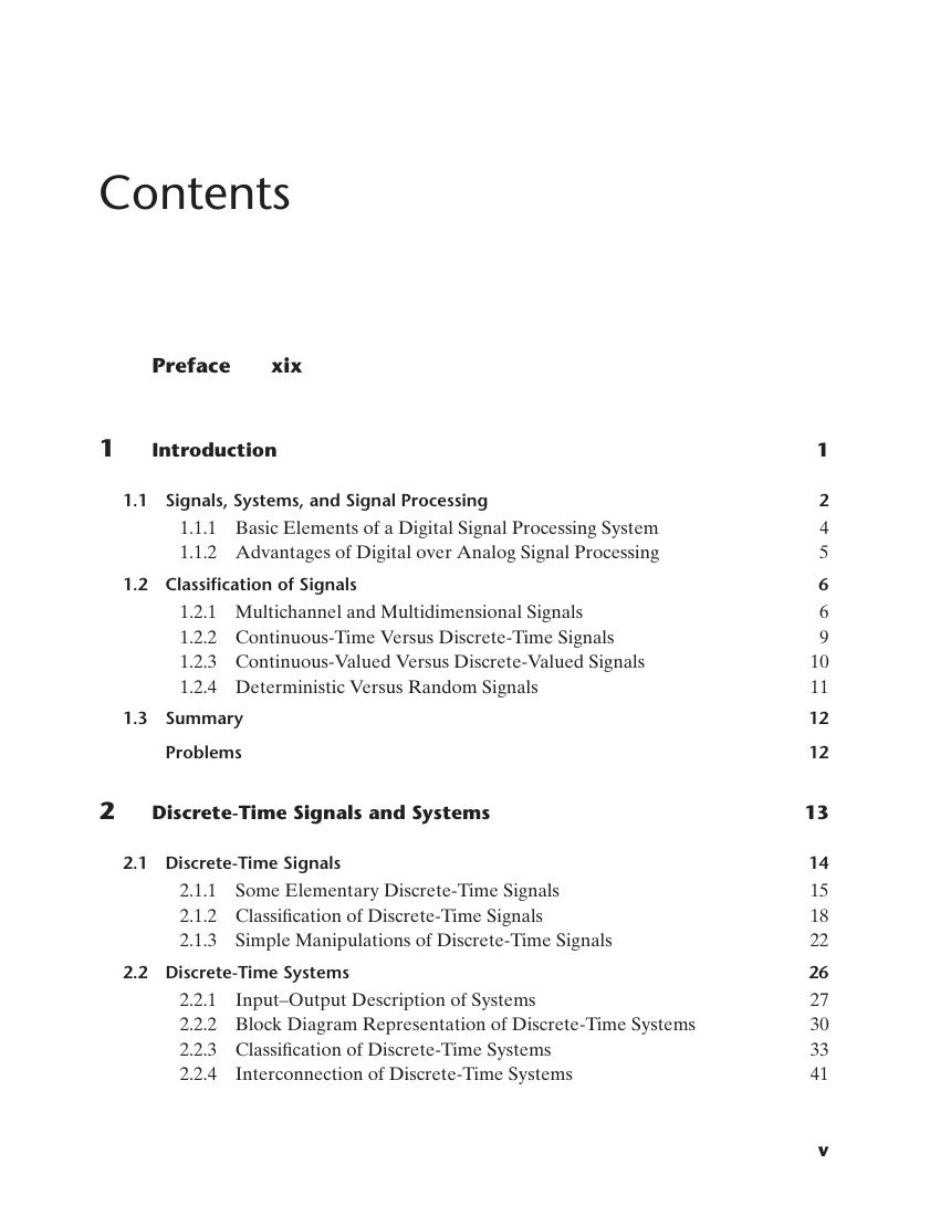 Preview page 7 of Digital Signal Processing Principles, Algorithms and Applications 5th Edition By John G. Proakis, Dimitris G Manolakis