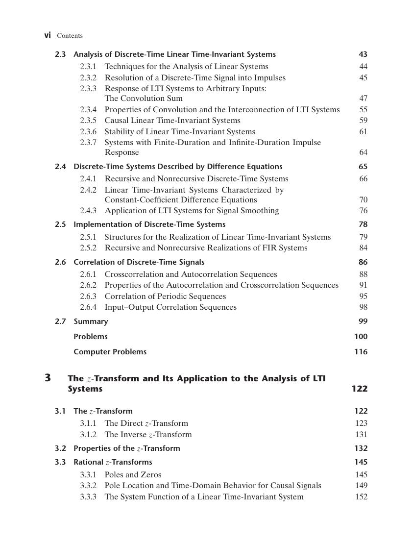 Preview page 8 of Digital Signal Processing Principles, Algorithms and Applications 5th Edition By John G. Proakis, Dimitris G Manolakis