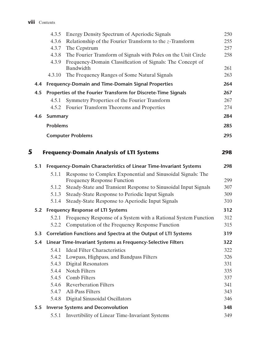 Preview page 10 of Digital Signal Processing Principles, Algorithms and Applications 5th Edition By John G. Proakis, Dimitris G Manolakis