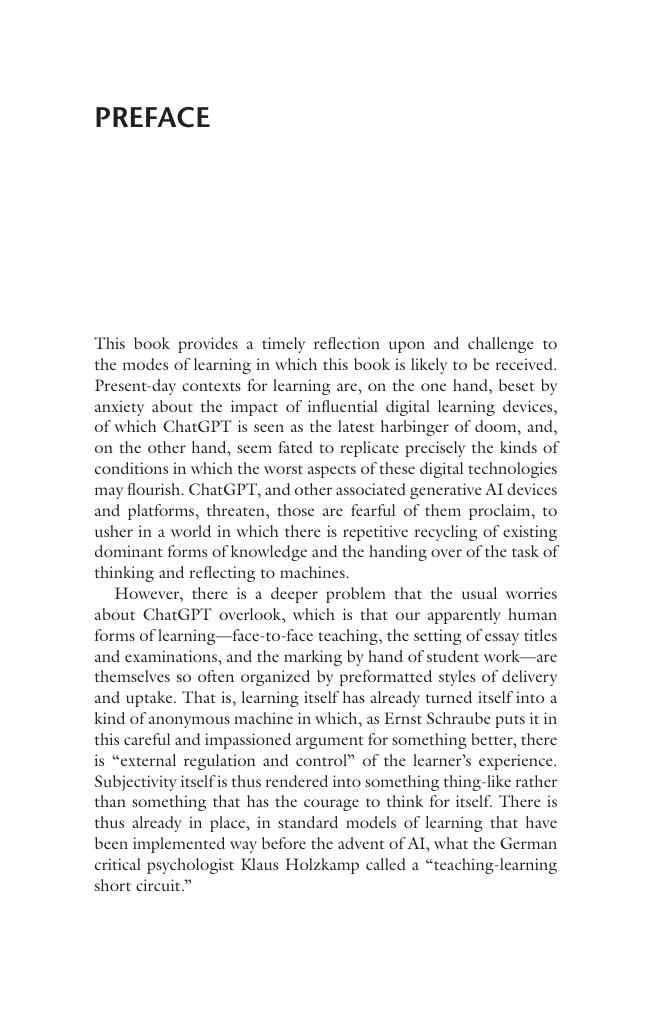 Preview page 8 of Digitalization and Learning As a Worlding Practice Why Dialogue Matters 1st Edition By Ernst Schraube