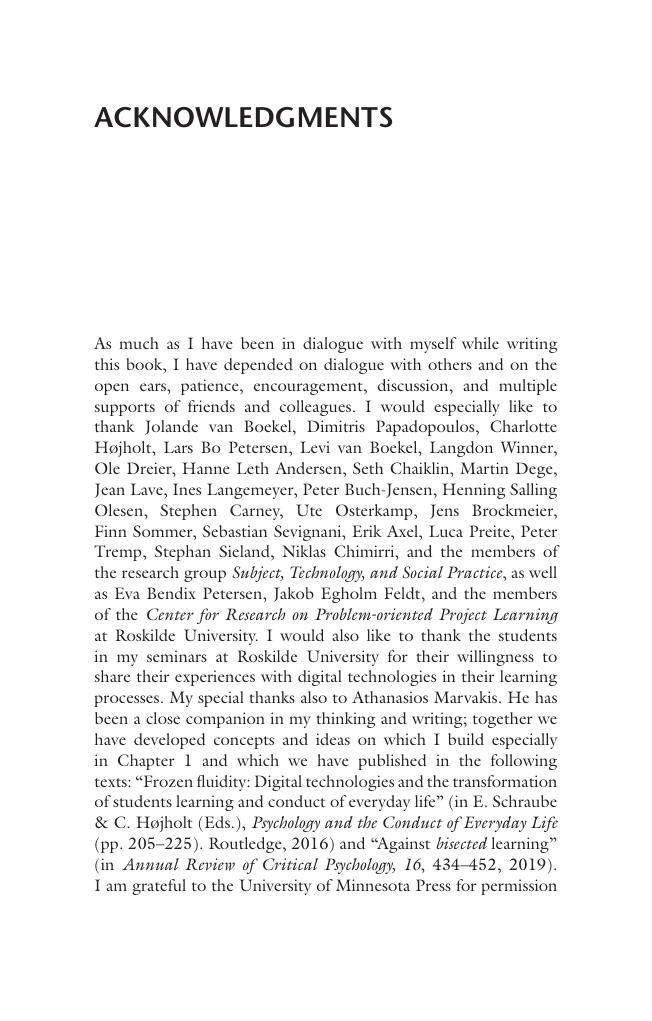 Preview page 10 of Digitalization and Learning As a Worlding Practice Why Dialogue Matters 1st Edition By Ernst Schraube