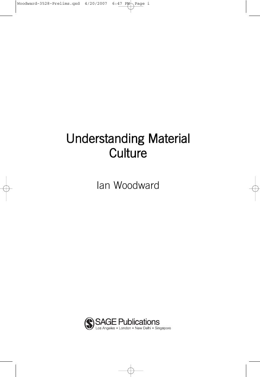 Preview page 2 of Understanding Material Culture By Ian Woodward