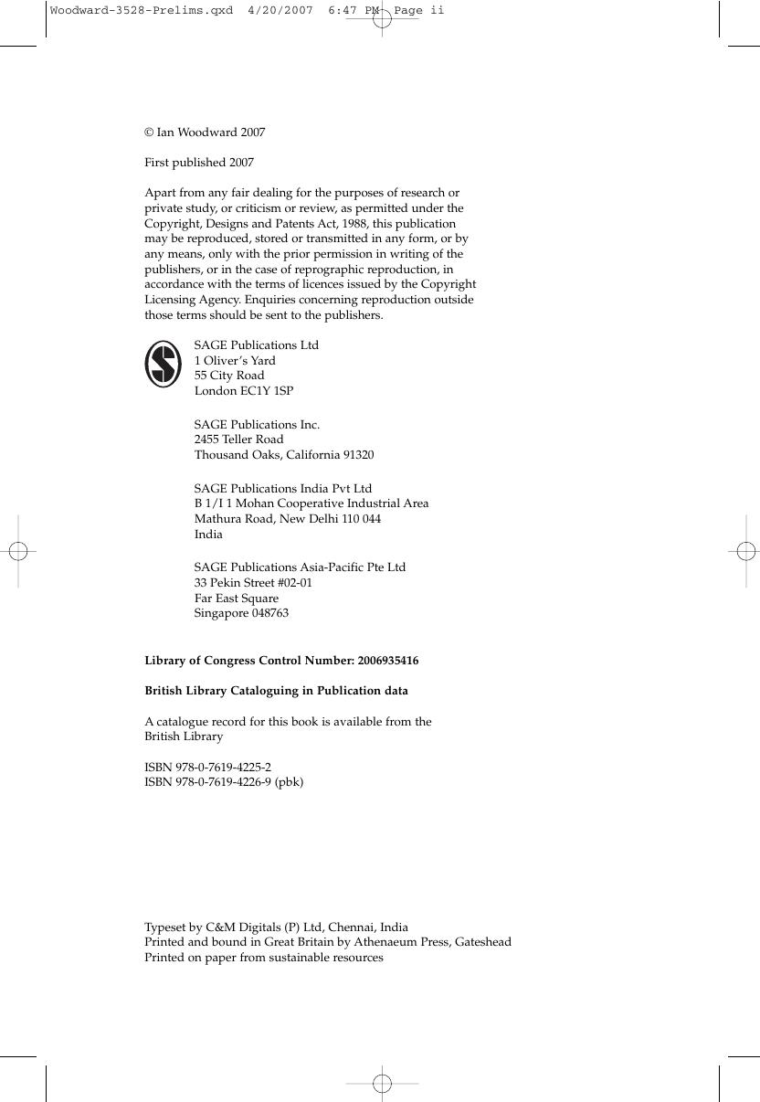 Preview page 3 of Understanding Material Culture By Ian Woodward