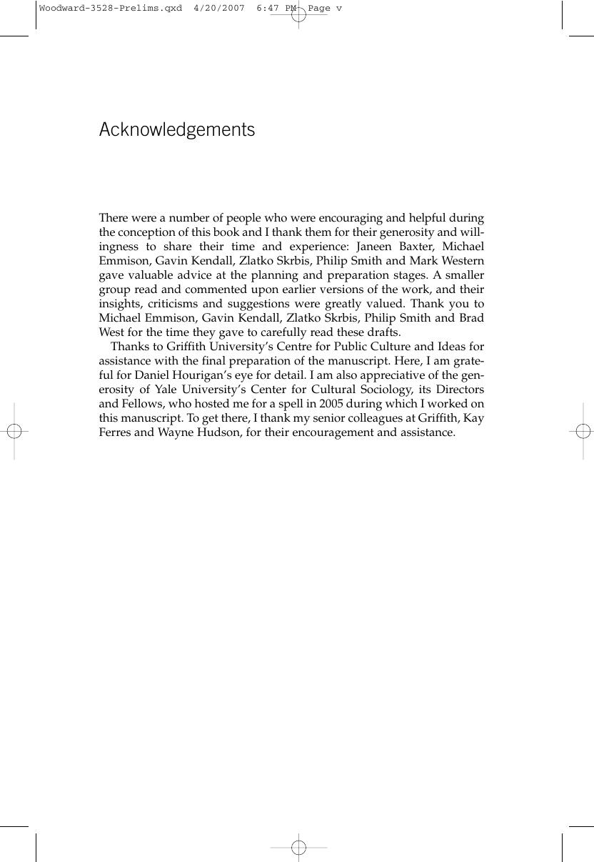 Preview page 6 of Understanding Material Culture By Ian Woodward