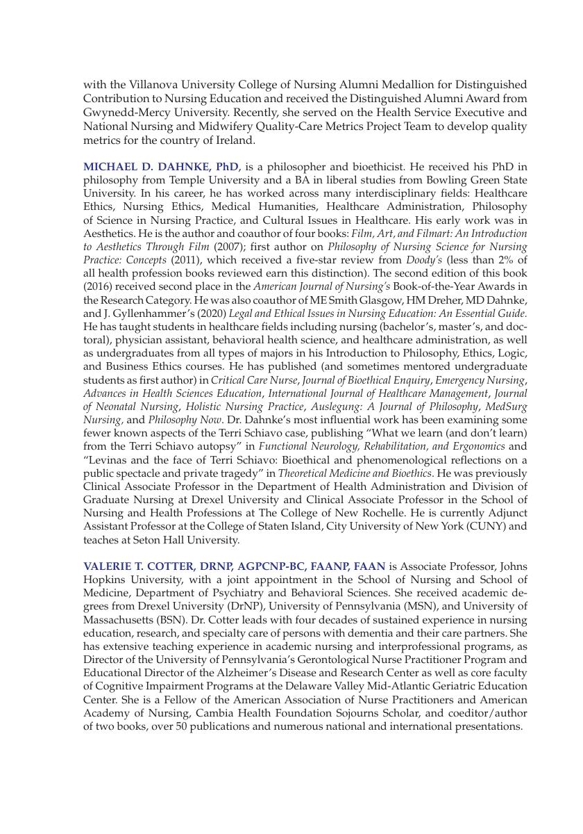 Preview page 4 of DNP Role Development for Doctoral Advanced Nursing Practice 3rd Edition By Michael Dreher, Mary Ellen Smith Glasgow, Mic