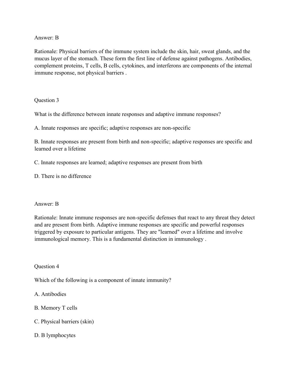 Preview page 2 of UBC BIOL 155 Spring Final Exam Complete Practice Test Bank