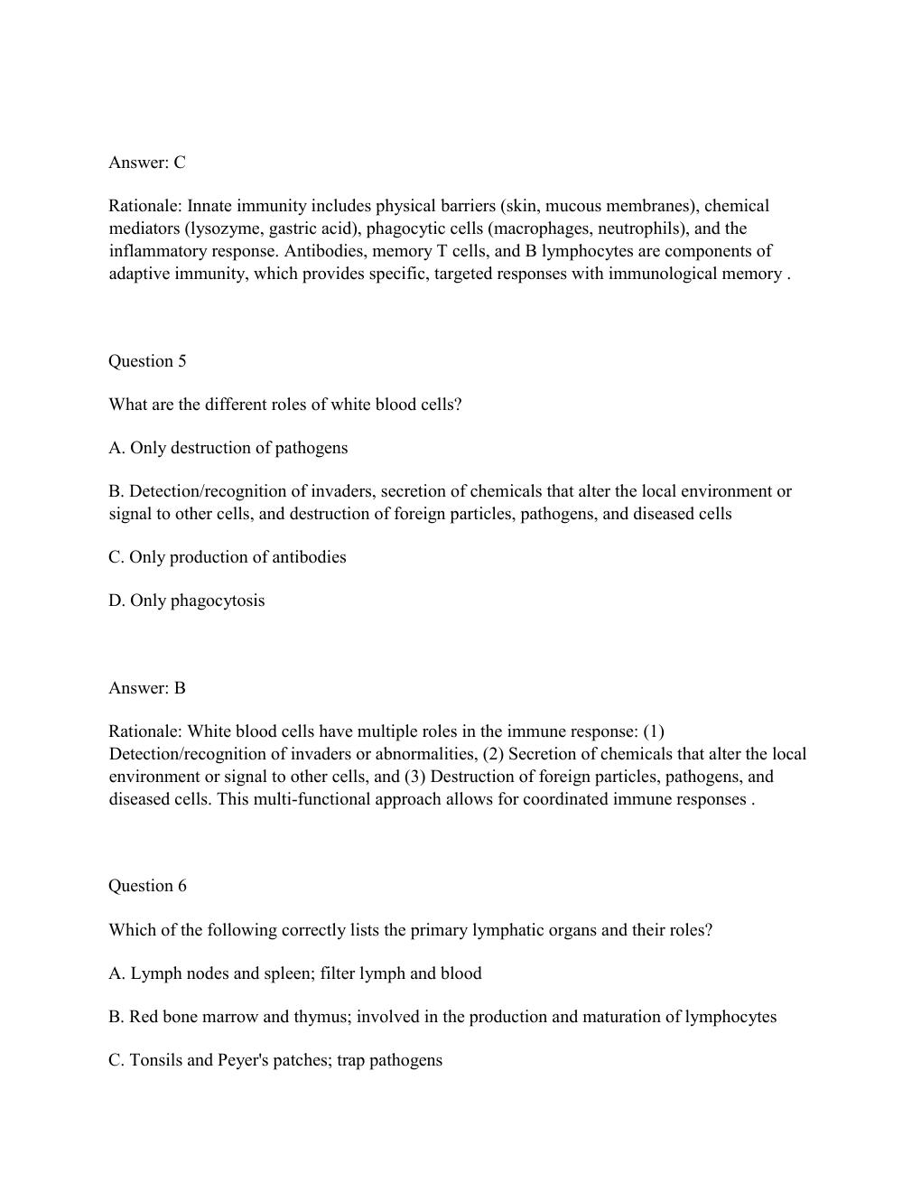 Preview page 3 of UBC BIOL 155 Spring Final Exam Complete Practice Test Bank