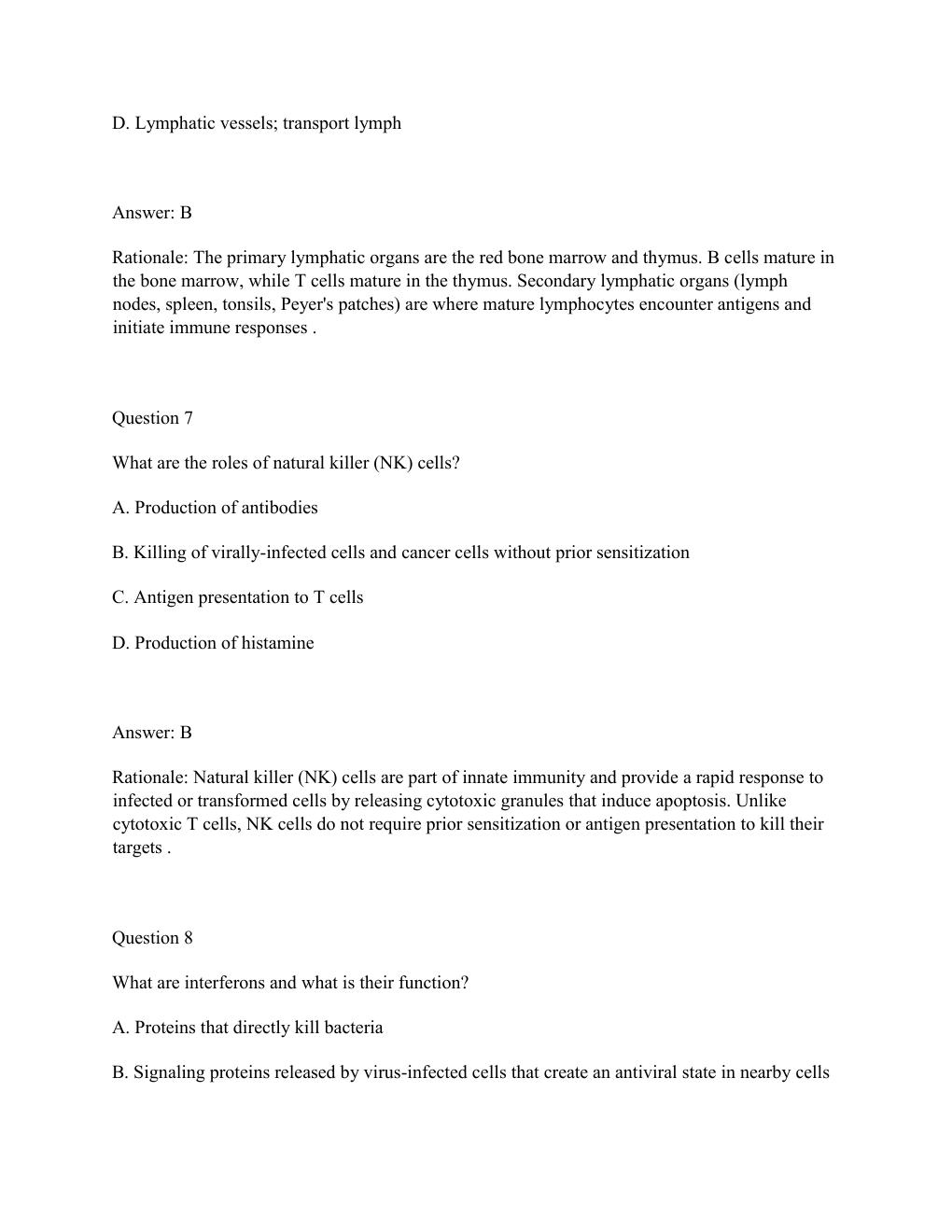 Preview page 4 of UBC BIOL 155 Spring Final Exam Complete Practice Test Bank