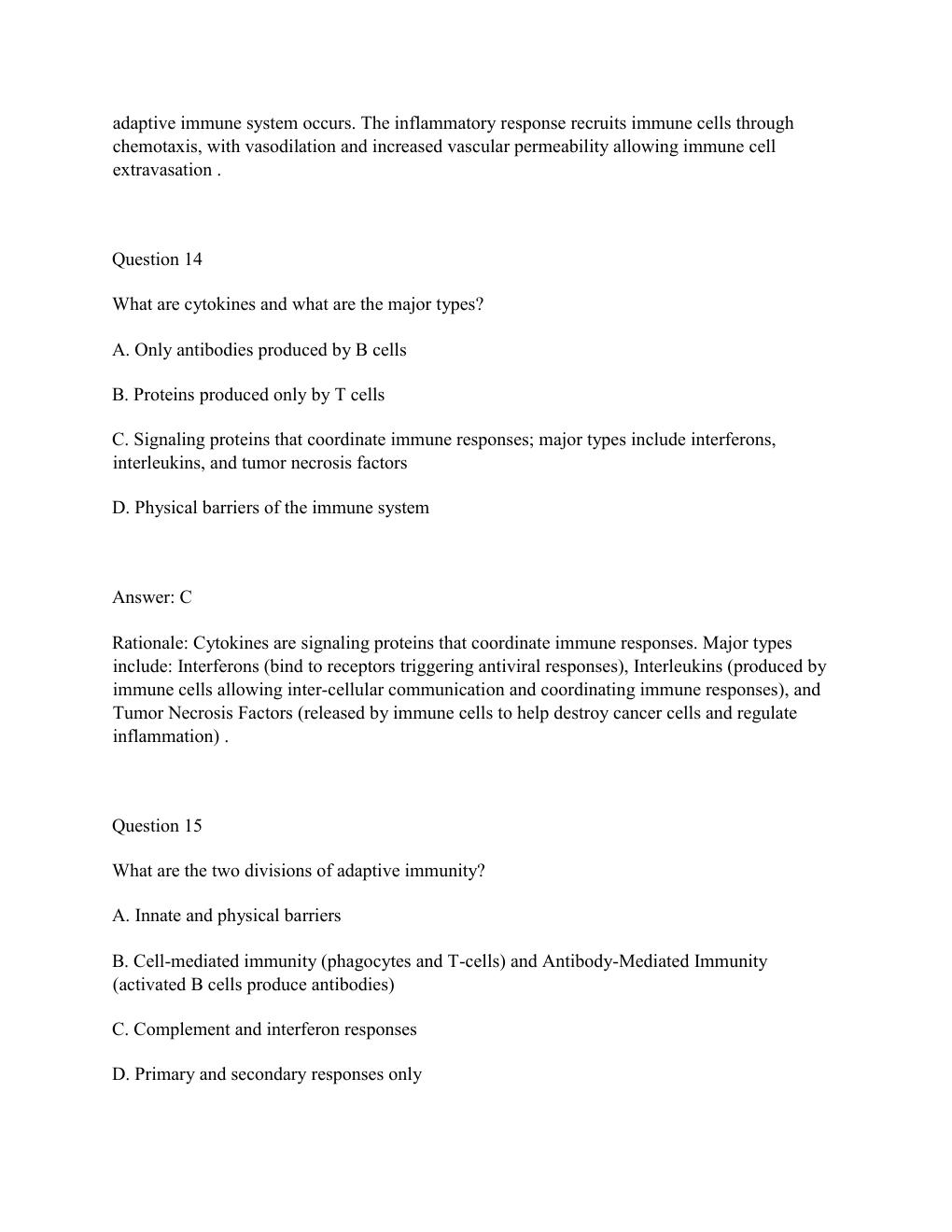 Preview page 8 of UBC BIOL 155 Spring Final Exam Complete Practice Test Bank