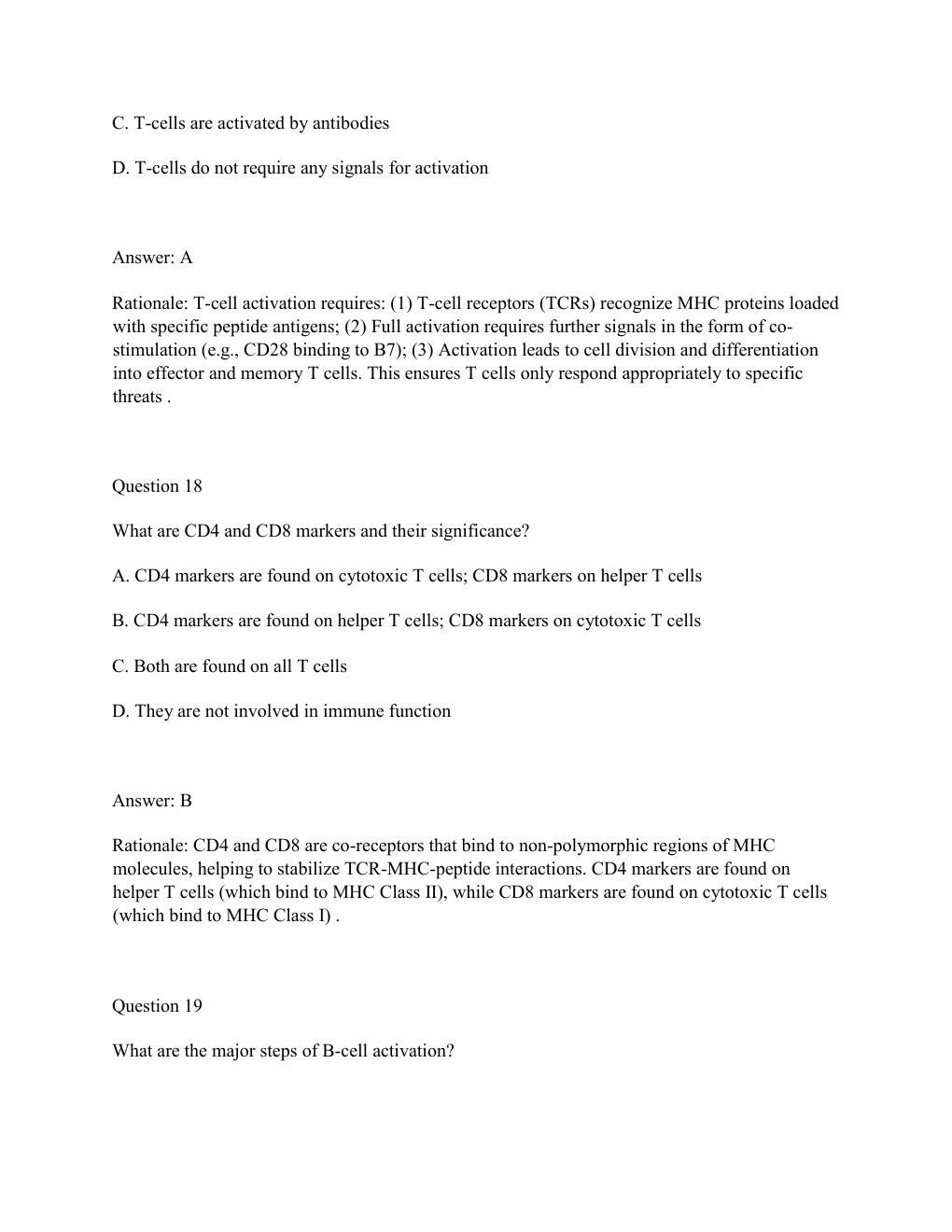 Preview page 10 of UBC BIOL 155 Spring Final Exam Complete Practice Test Bank