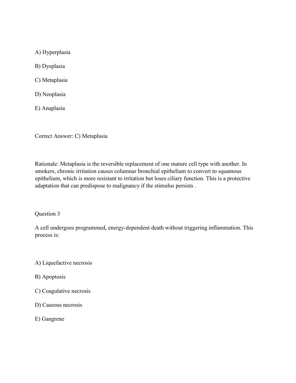 Preview page 2 of WGU D115 ADVANCED PATHOPHYSIOLOGY Complete OA Prep Test Bank