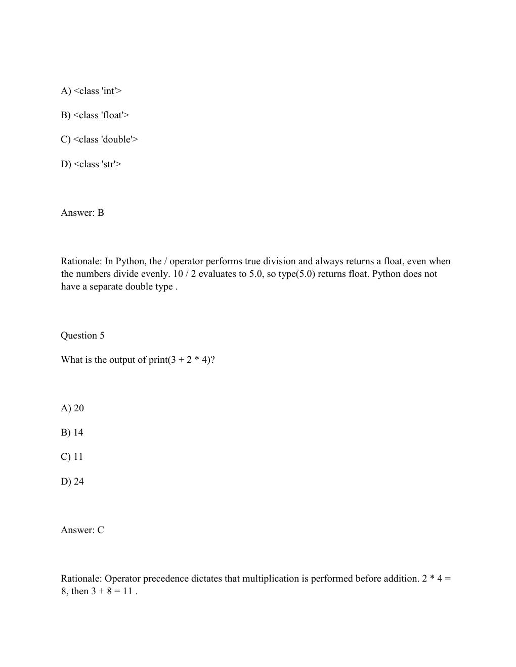Preview page 3 of WGU E010 OBJECTIVE ASSESSMENT 2 Foundations of Programming (Python) Complete