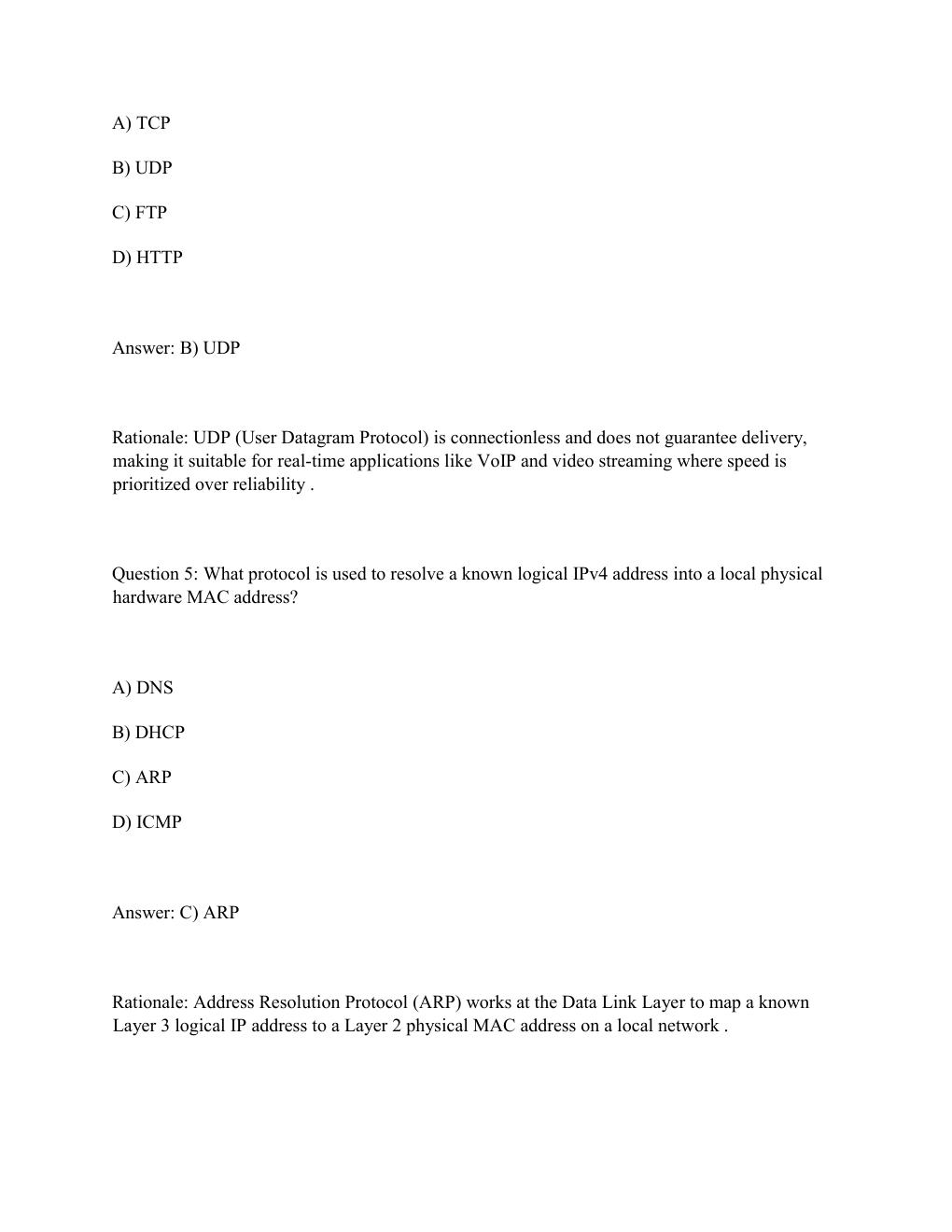 Preview page 3 of WGU D413 TELECOMMUNICATIONS & WIRELESS COMMUNICATIONS Complete Practice Test Bank .