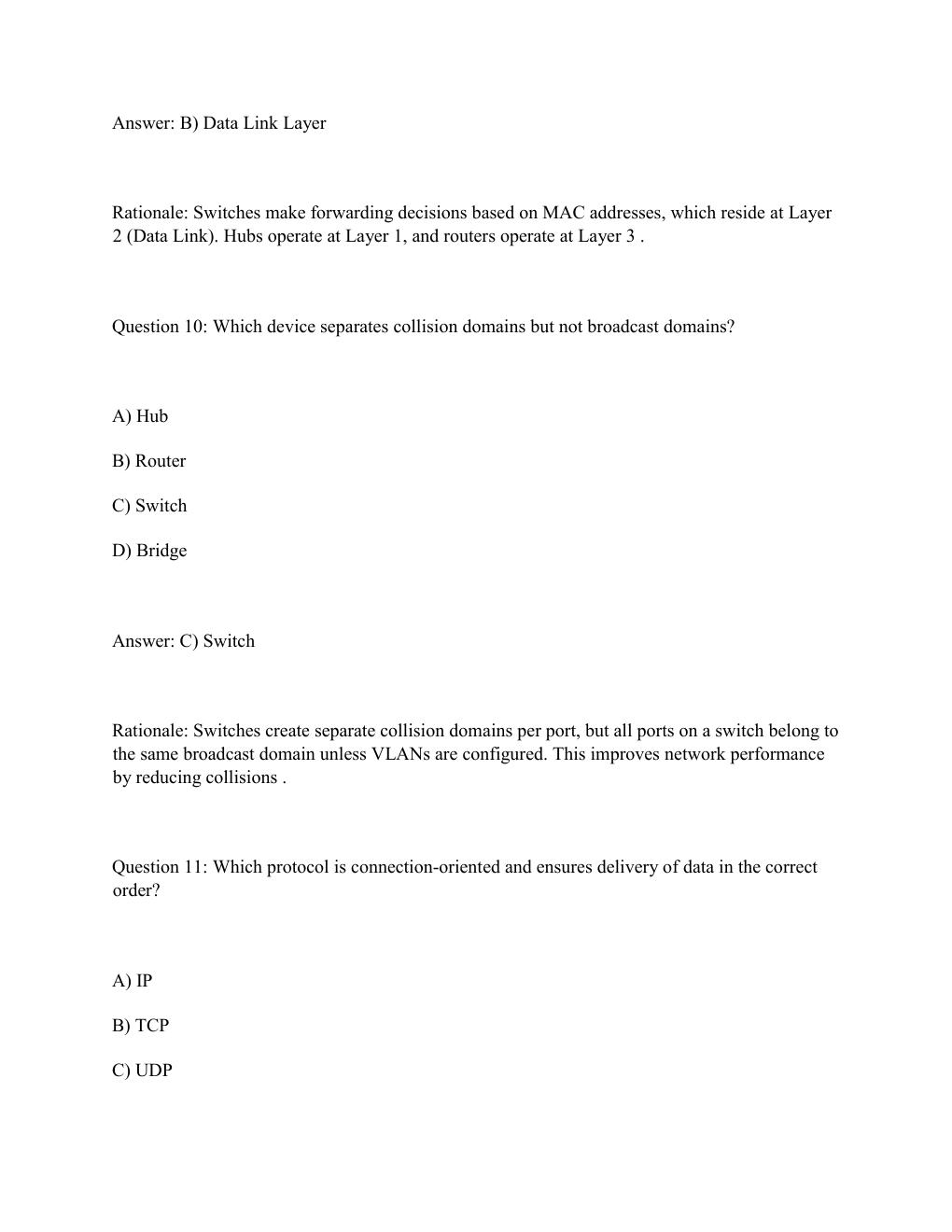 Preview page 6 of WGU D413 TELECOMMUNICATIONS & WIRELESS COMMUNICATIONS Complete Practice Test Bank .
