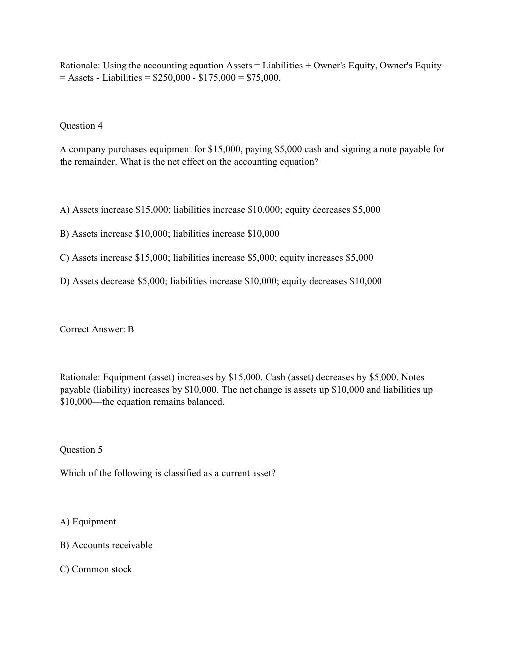 Preview page 3 of WGU D774 INTRODUCTION TO BUSINESS ACCOUNTING Complete Practice Test Bank