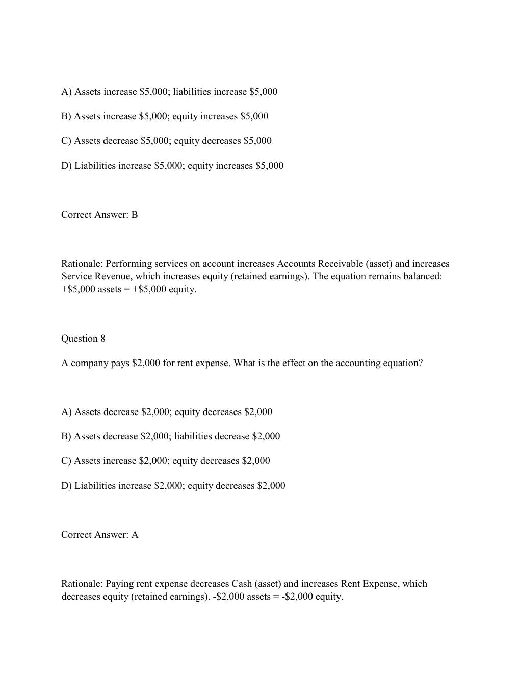 Preview page 5 of WGU D774 INTRODUCTION TO BUSINESS ACCOUNTING Complete Practice Test Bank