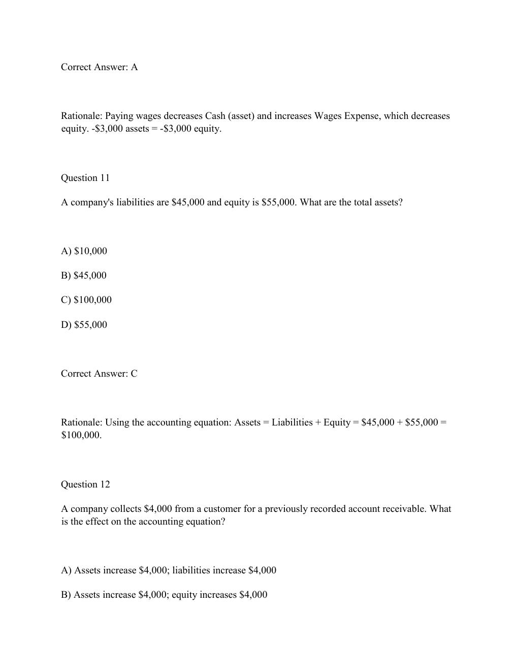 Preview page 7 of WGU D774 INTRODUCTION TO BUSINESS ACCOUNTING Complete Practice Test Bank