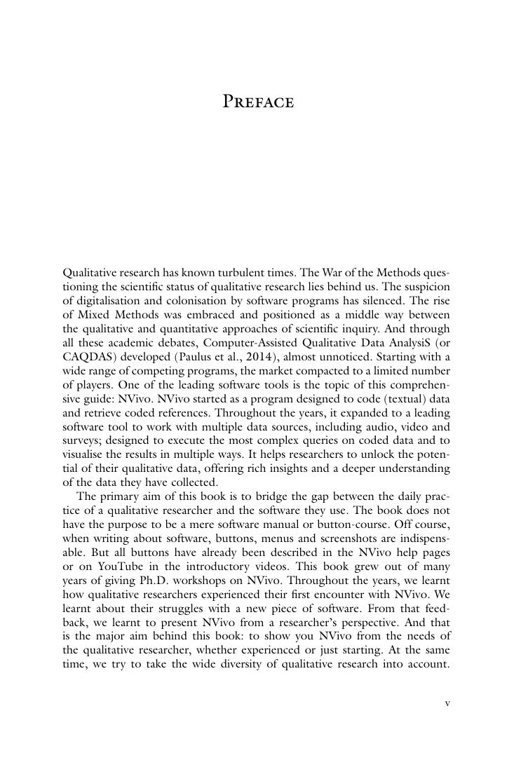 Preview page 6 of Doing Qualitative Data Analysis with NVivo By Dimitri Mortelmans