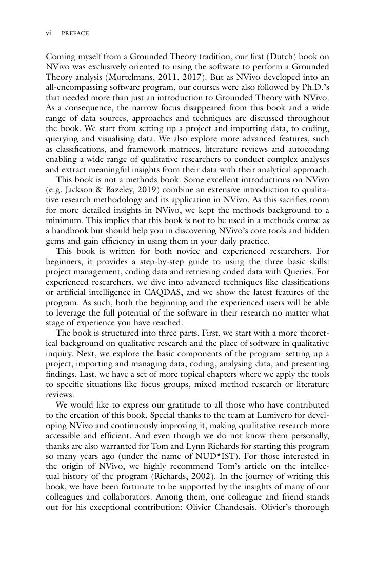 Preview page 7 of Doing Qualitative Data Analysis with NVivo By Dimitri Mortelmans