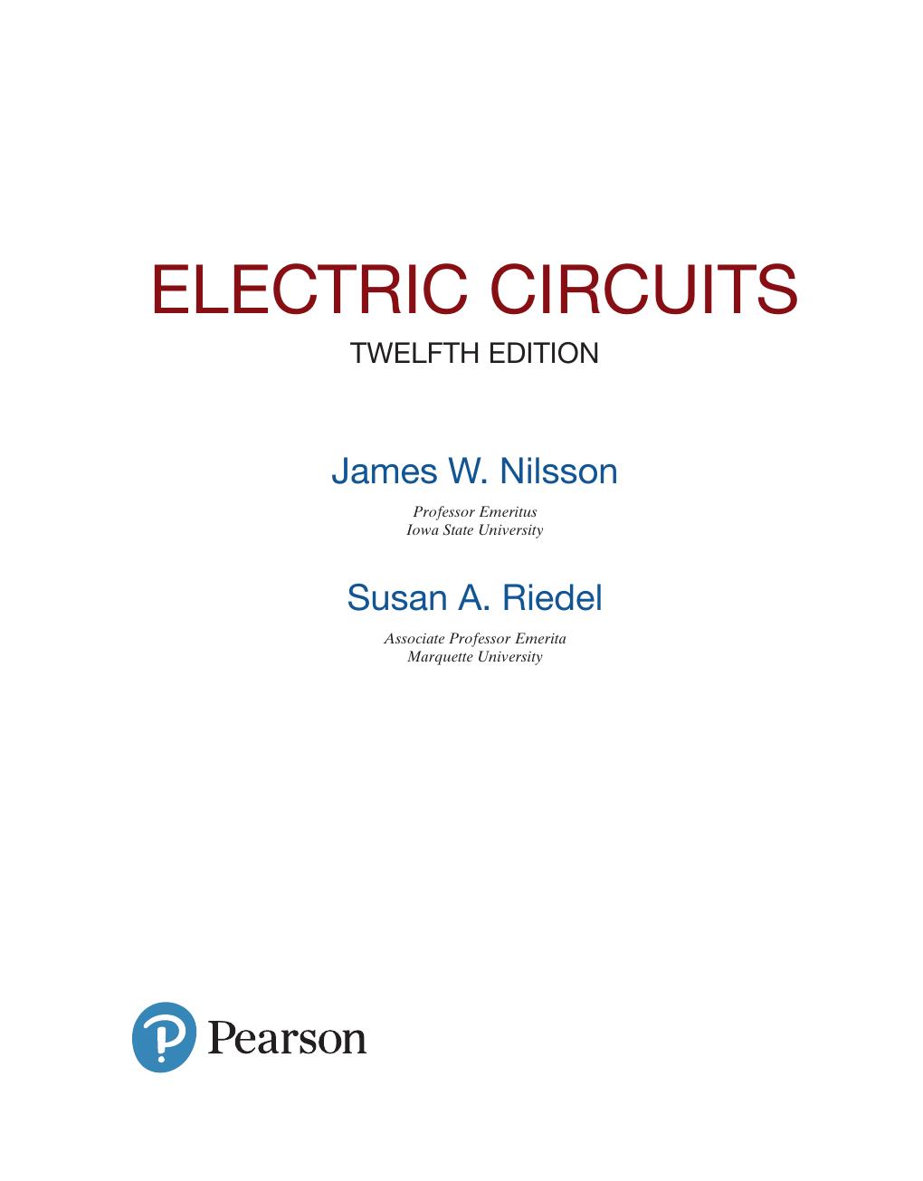 Preview page 4 of Electric Circuits 12th Edition By James Nilsson, Susan Riedel