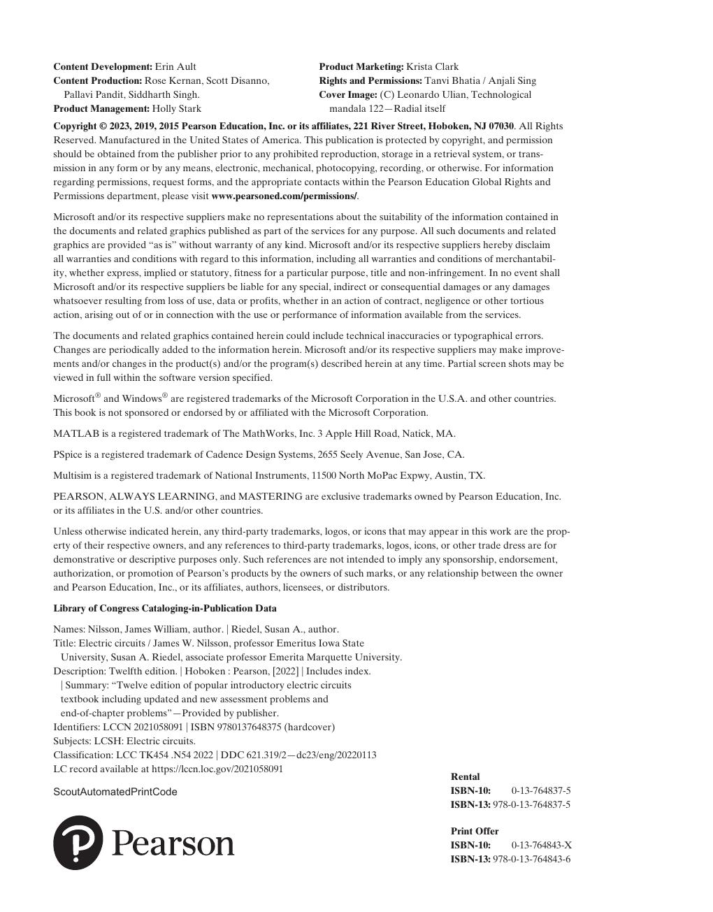 Preview page 5 of Electric Circuits 12th Edition By James Nilsson, Susan Riedel
