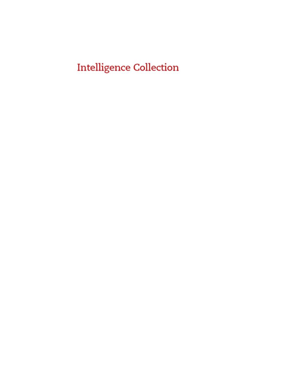 Preview page 2 of Intelligence Collection 1st Edition By Robert M. Clark
