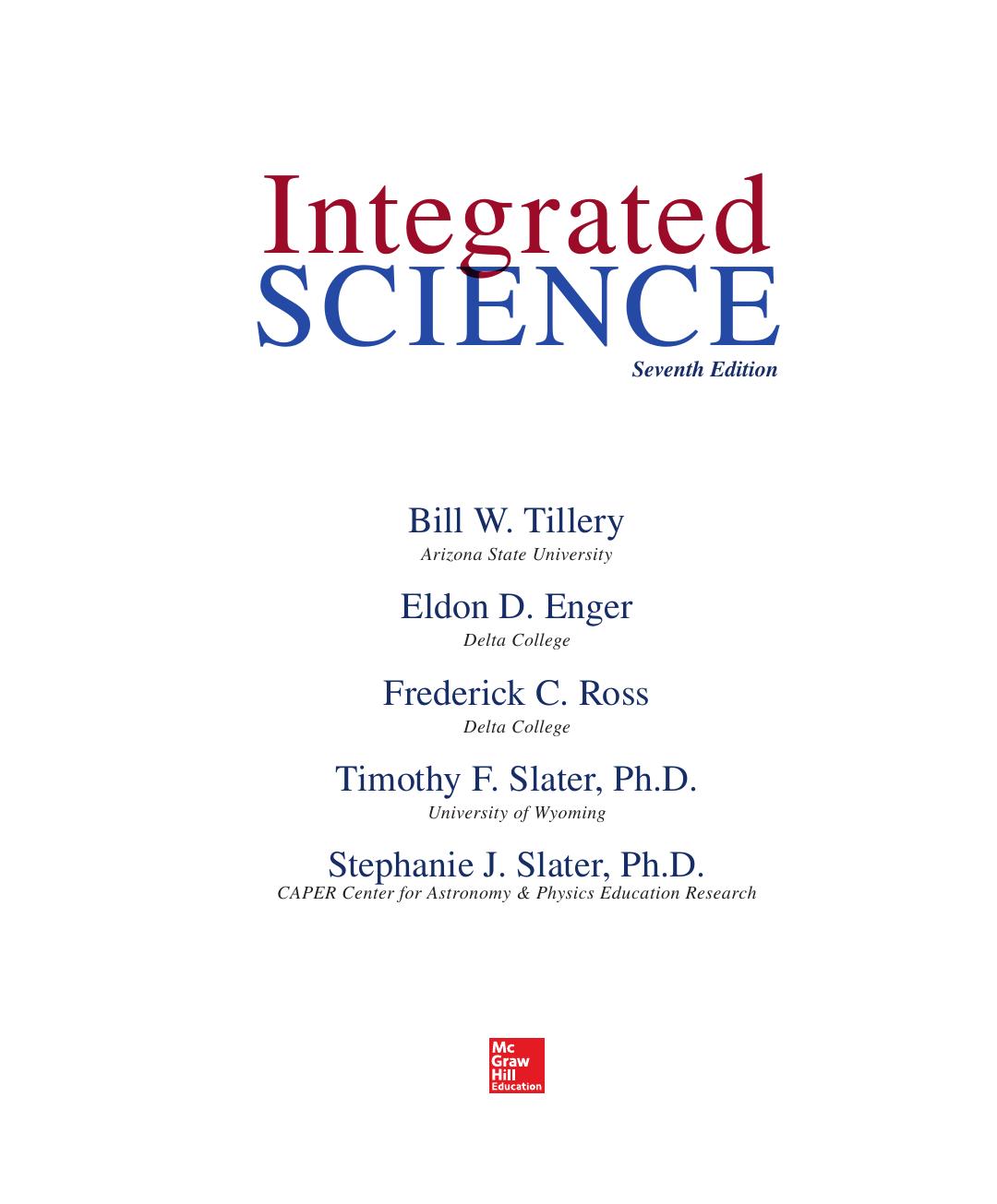 Preview page 4 of Integrated Science 7th Edition By Bill Tillery, Eldon Enger, Frederick Ross