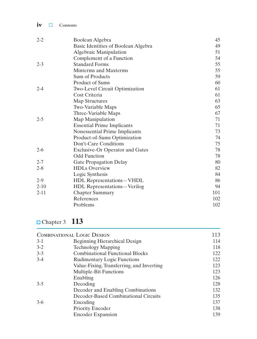 Preview page 5 of Logic & Computer Design Fundamentals 5th Edition By Morris Mano, Charles Kime, Tom Martin
