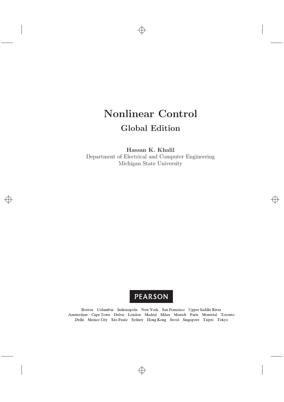 Preview page 4 of Nonlinear Control 1st Global Edition By Hassan Khali
