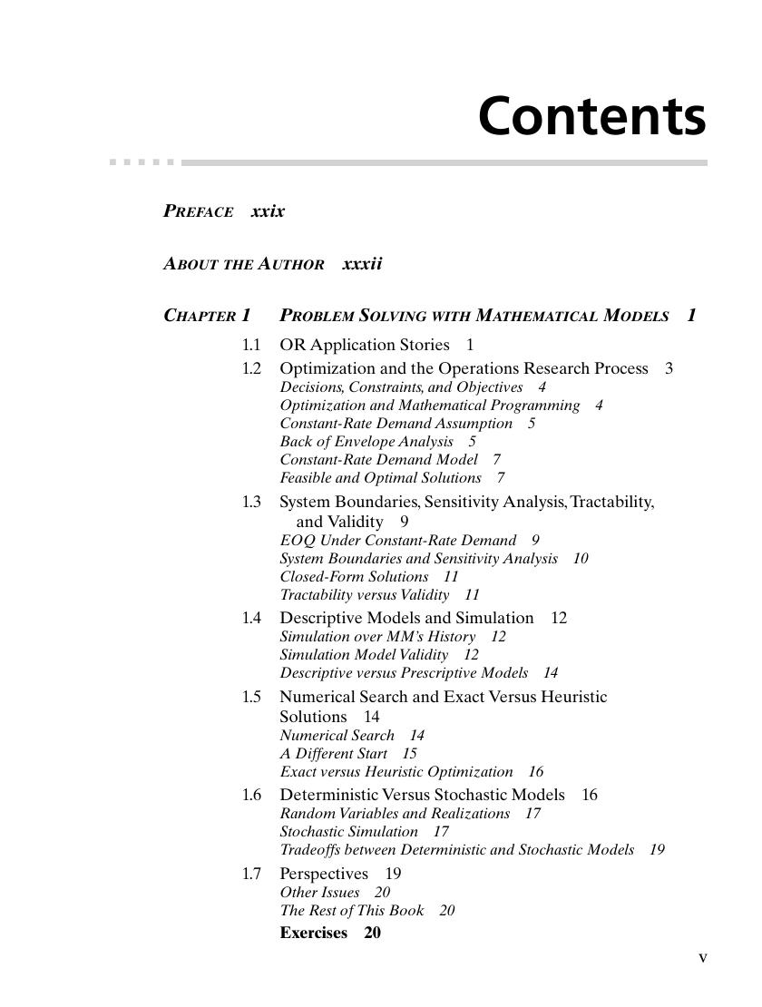Preview page 7 of Optimization in Operations Research 2nd Edition By Ronald Rardin