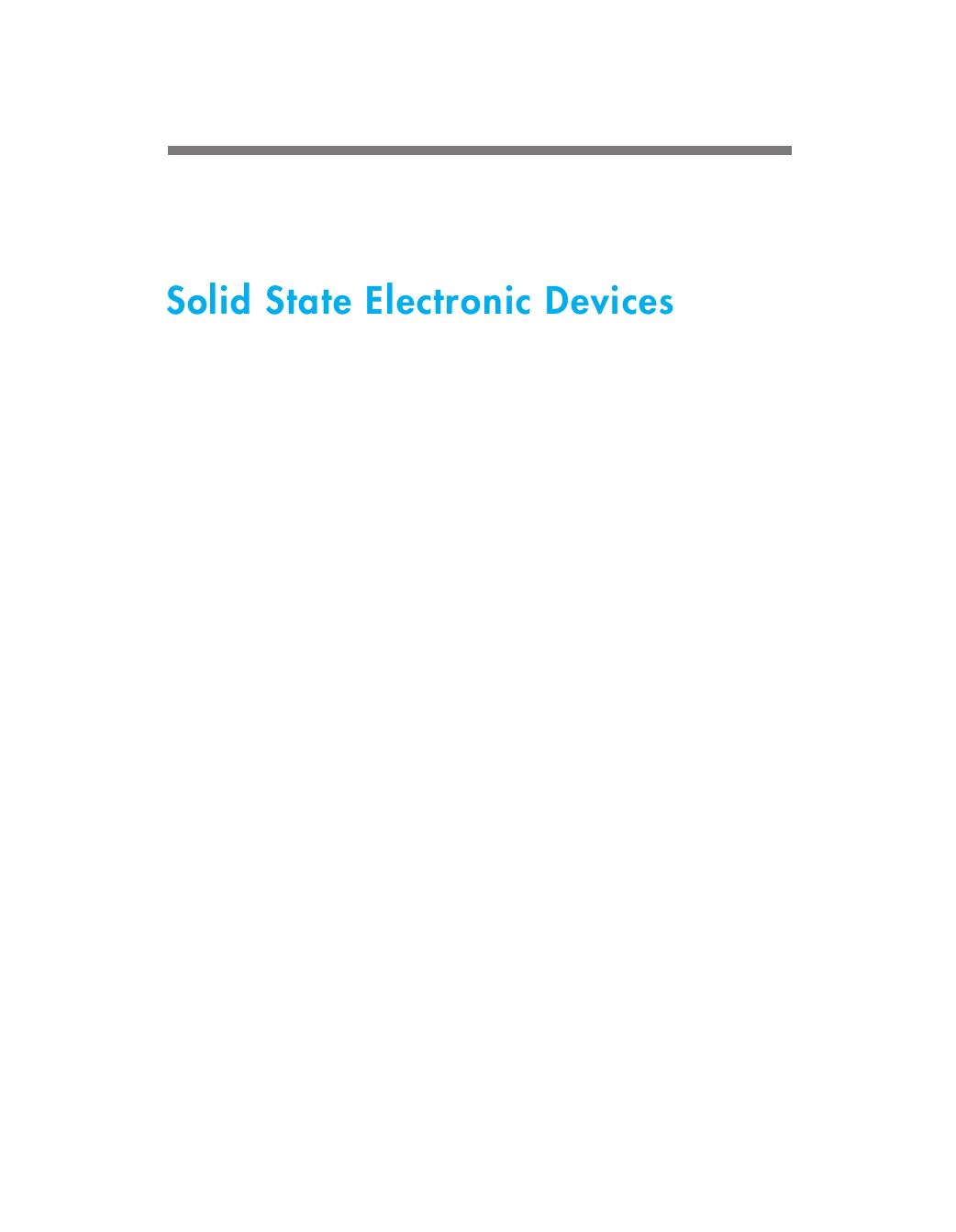Preview page 2 of Solid State Electronic Devices 7th Edition By Ben Streetman, Sanjay Banerjee