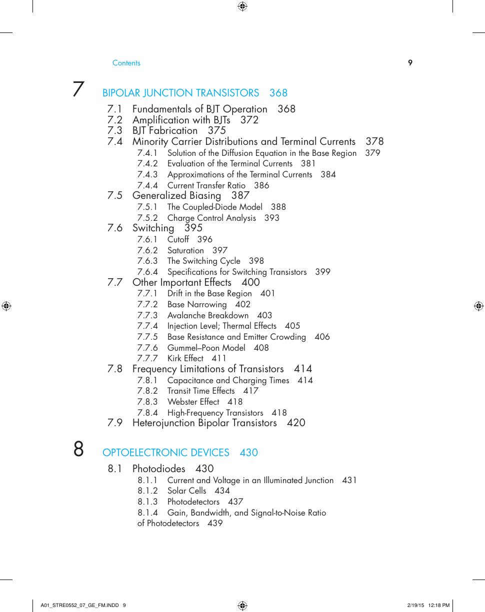 Preview page 10 of Solid State Electronic Devices 7th Global Edition By Ben Streetman, Sanjay Banerjee