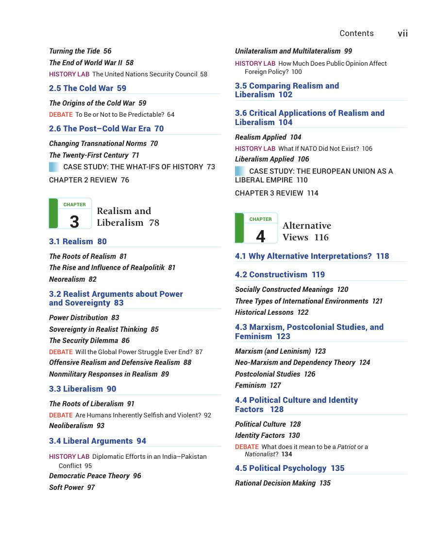 Preview page 8 of International Relations 3rd Edition By Eric Shiraev, Vladislav Zubok