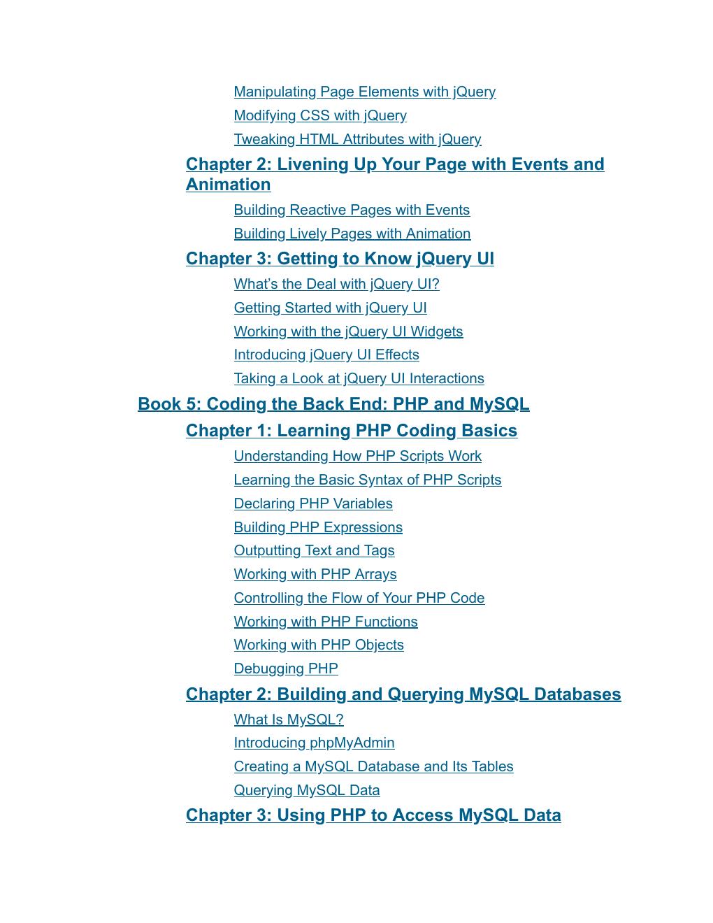 Preview page 10 of eBook Web Coding And Development All - In - One For Dummies 1st Edition By Paul McFedries