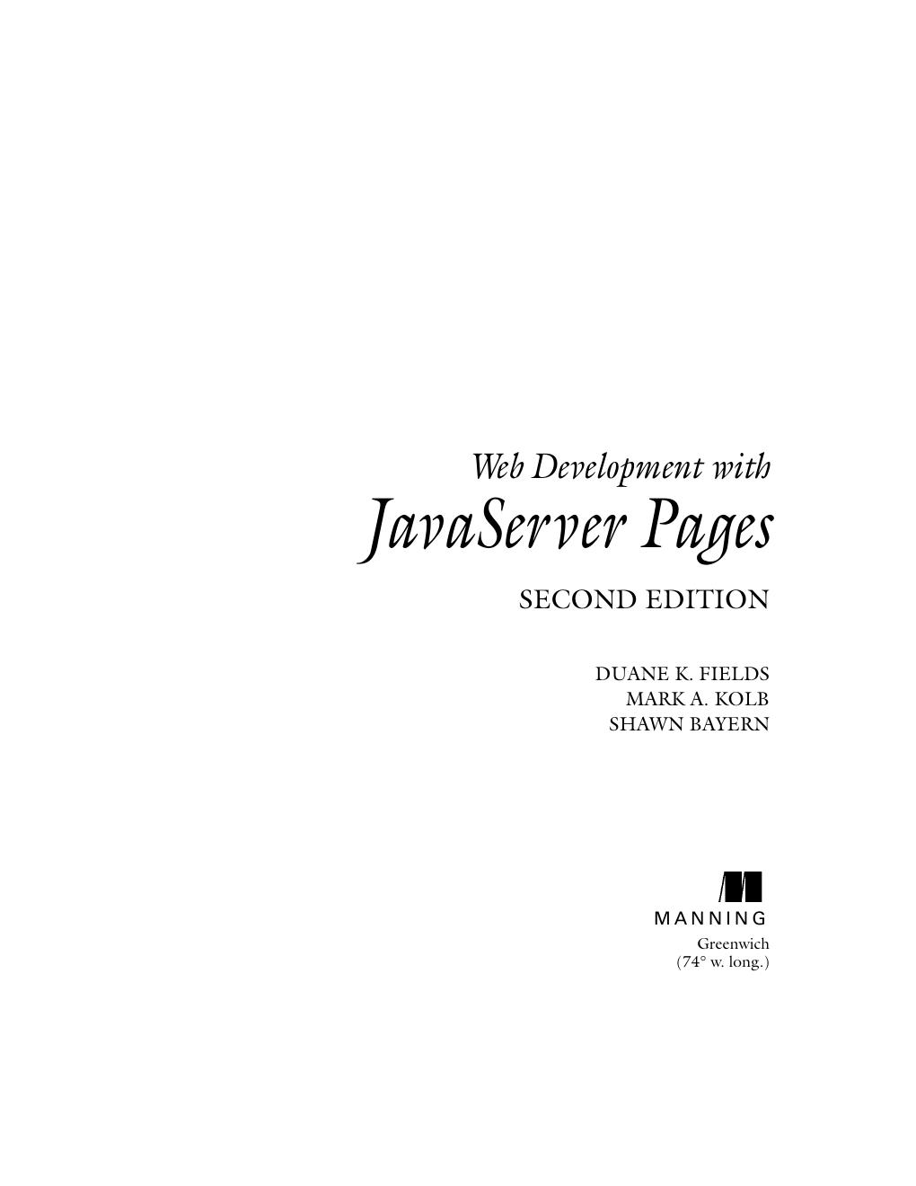 Preview page 3 of eBook Web Development with Java Server Pages 1st Edition By Duane K Fields , Mark A Kolb