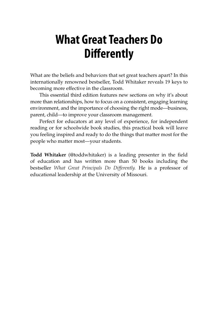Preview page 2 of eBook What Great Teachers Do Differently 3rd Edition by Todd Whitaker