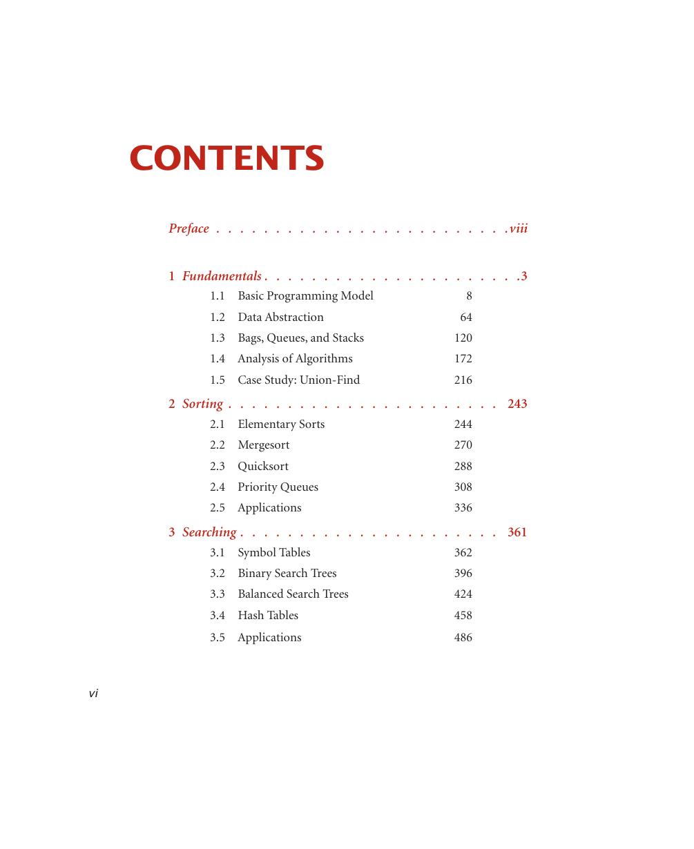 Preview page 8 of Algorithms 4th Edition By Robert Sedgewick, Kevin Wayne eBook PDF
